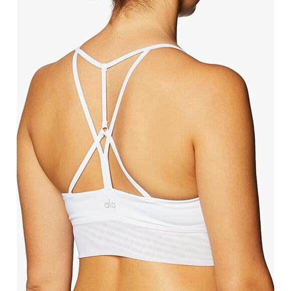 Alo Yoga Lavish White Bra Size XS - Picture 2 of 2
